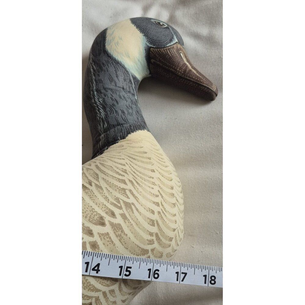Vintage Canada Goose Plush Stuffed Animal Pillow | Folk Art | Door Stop - Picture 7 of 8